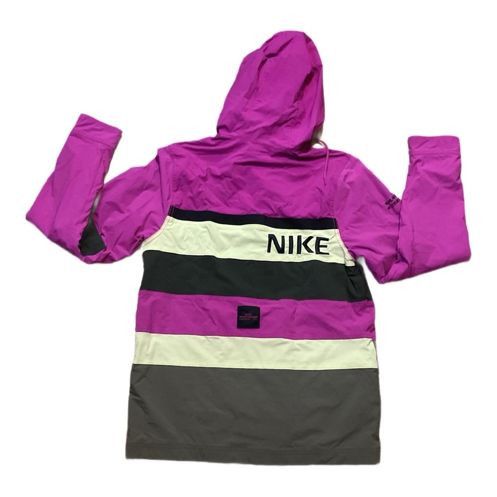 Nike mens DEADSTOCK Sportswear Woven Hooded 1/2 Zip Jacket Raincoat jacket - Picture 3 of 11